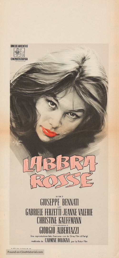 Labbra rosse - Italian Movie Poster