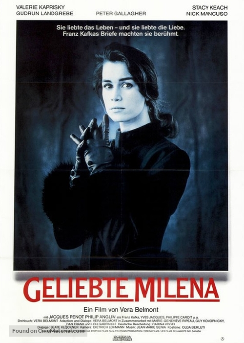 Milena - German Movie Poster