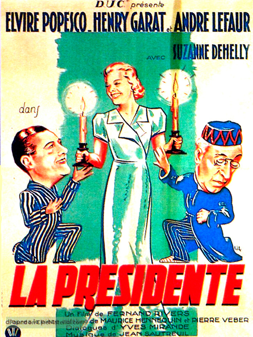 La pr&eacute;sidente - French Movie Poster