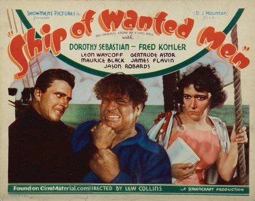 Ship of Wanted Men - Movie Poster