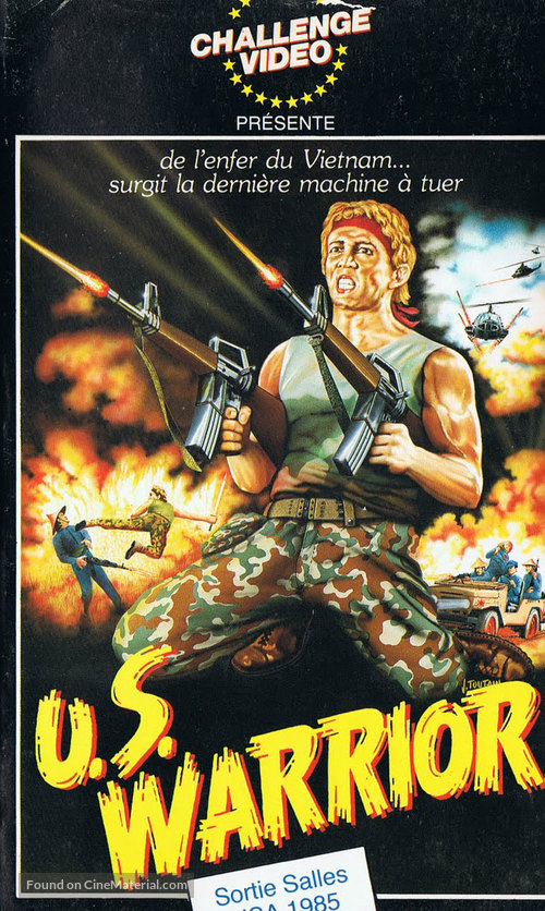 Forgotten Warrior - Belgian VHS movie cover