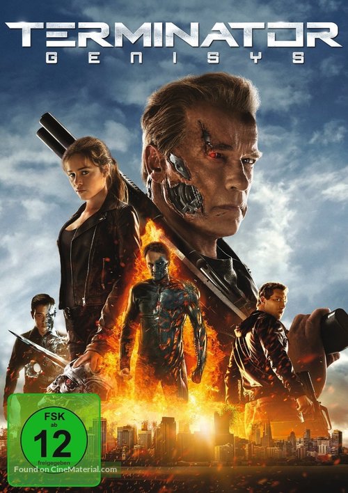 Terminator Genisys - German DVD movie cover