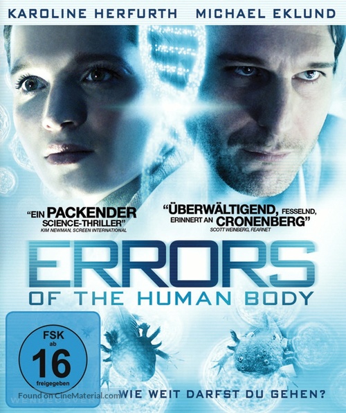 Errors of the Human Body - German Blu-Ray movie cover