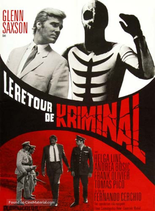 Il marchio di Kriminal - French Movie Poster