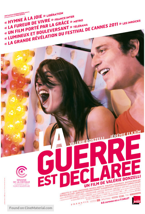 La guerre est d&eacute;clar&eacute;e - Swiss Movie Poster