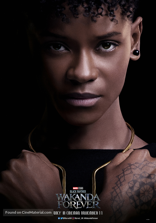 Black Panther: Wakanda Forever - British Movie Poster