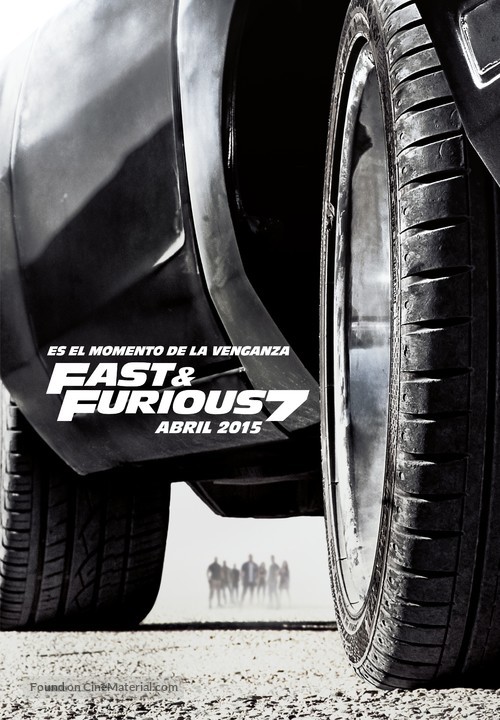 Furious 7 - Spanish Movie Poster