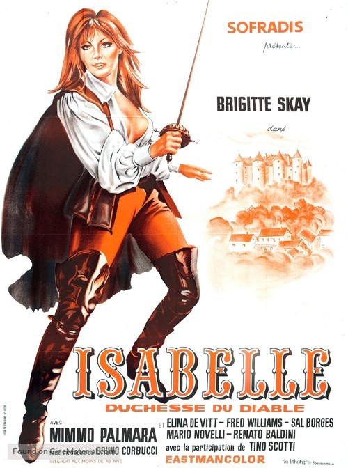 Isabella, duchessa dei diavoli - French Movie Poster