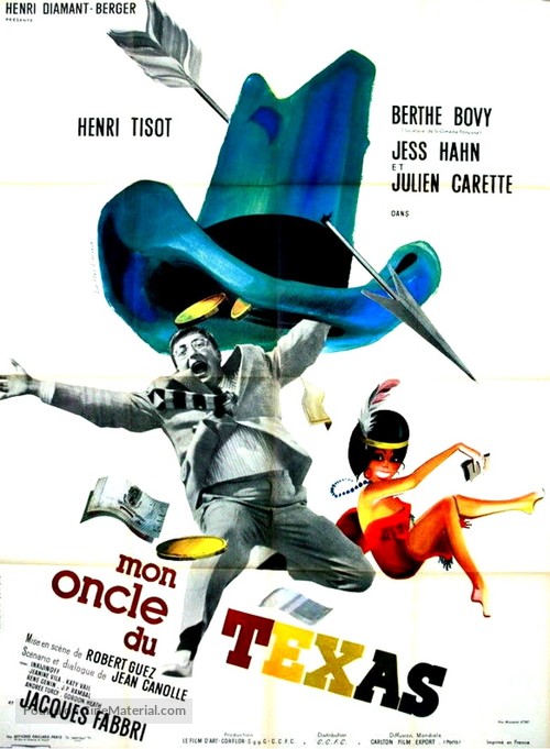 Mon oncle du Texas - French Movie Poster