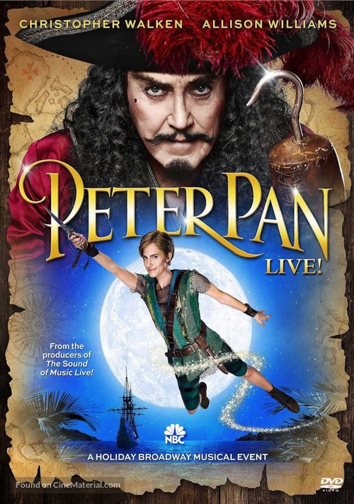 Peter Pan Live! - DVD movie cover