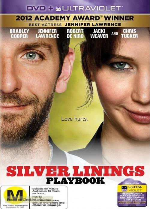 Silver Linings Playbook - New Zealand DVD movie cover