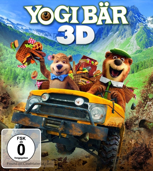 Yogi Bear - German Blu-Ray movie cover