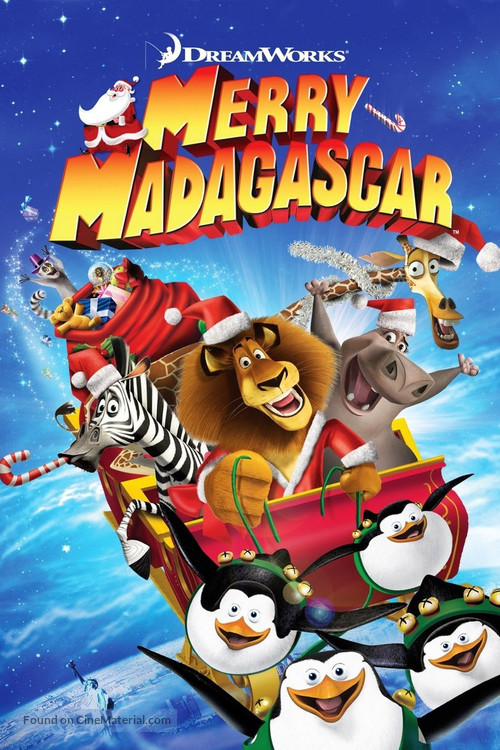 Merry Madagascar - DVD movie cover