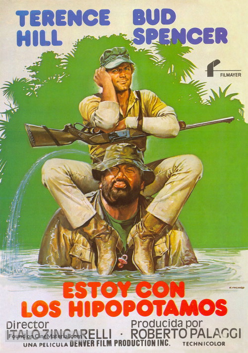 Io sto con gli ippopotami - Spanish Movie Poster