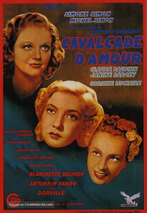 Cavalcade d&#039;amour - French Movie Poster