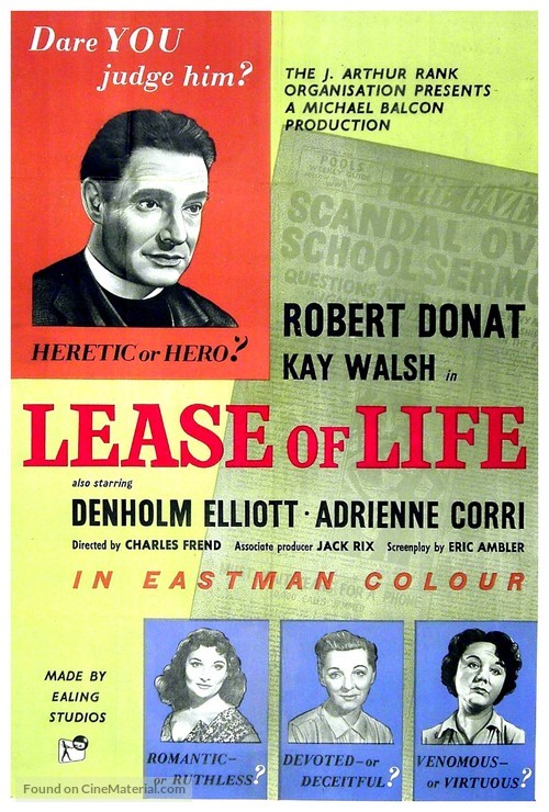 Lease of Life - British Movie Poster