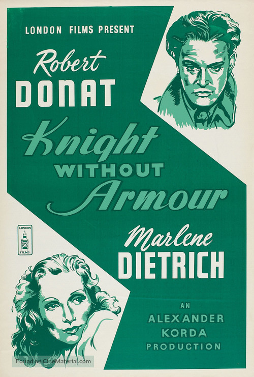 Knight Without Armour - British Re-release movie poster