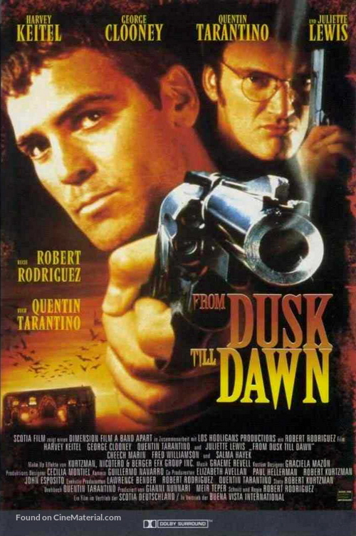 From Dusk Till Dawn - German Movie Poster