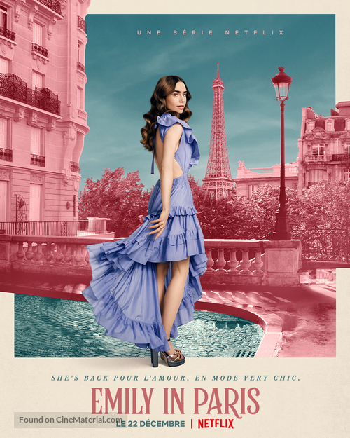 &quot;Emily in Paris&quot; - French Movie Poster