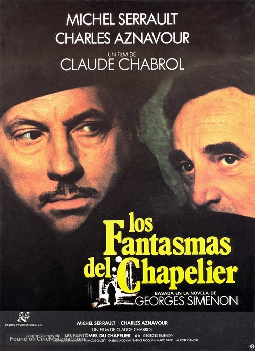 Les fant&ocirc;mes du chapelier - Spanish Movie Poster