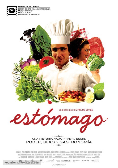 Est&ocirc;mago - Spanish Movie Poster