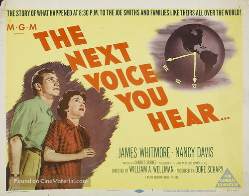 The Next Voice You Hear... - Australian Movie Poster