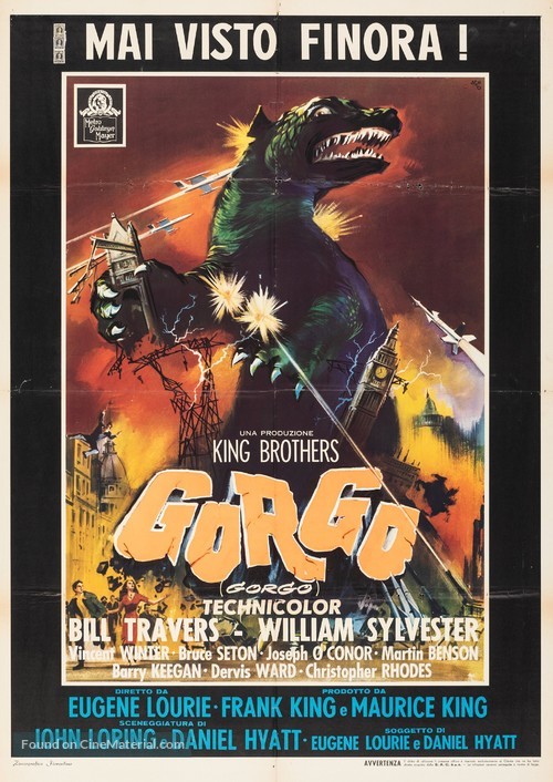 Gorgo - Italian Movie Poster