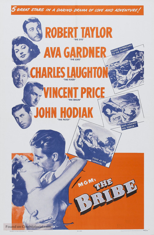 The Bribe - Re-release movie poster