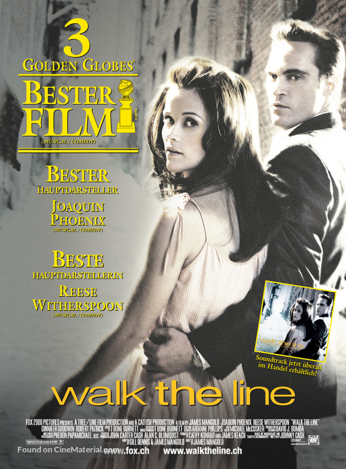 Walk the Line - Swiss Movie Poster
