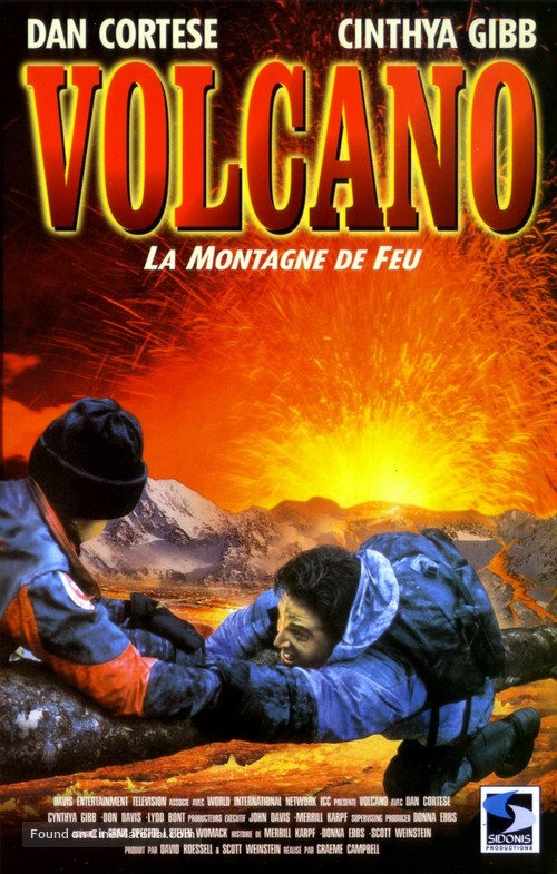 Volcano: Fire on the Mountain - French VHS movie cover