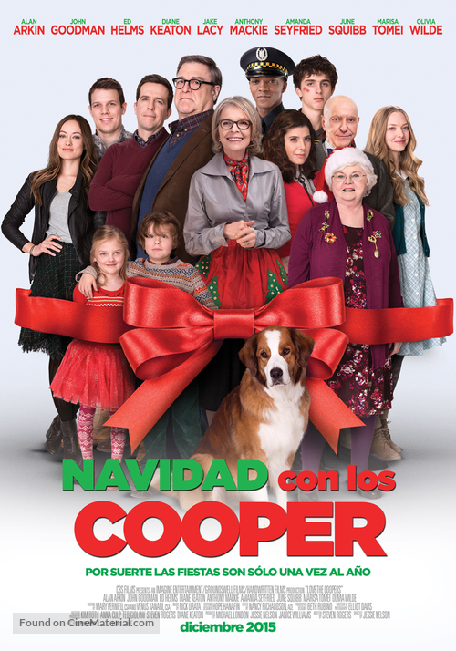 Love the Coopers - Chilean Movie Poster