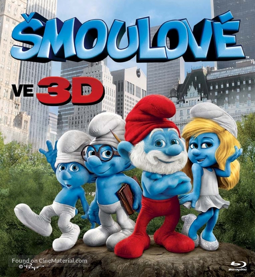 The Smurfs - Czech Blu-Ray movie cover