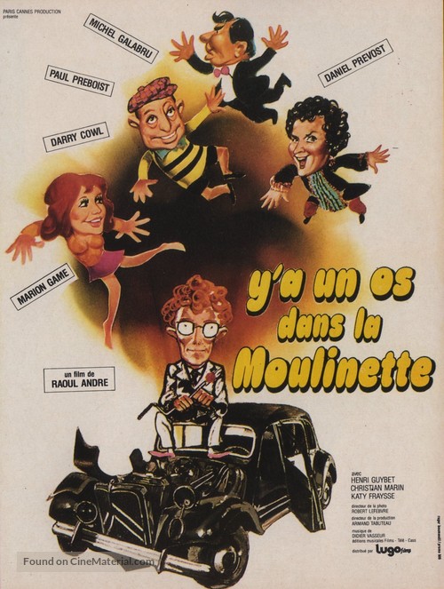 Y&#039;a un os dans la moulinette - French Movie Poster