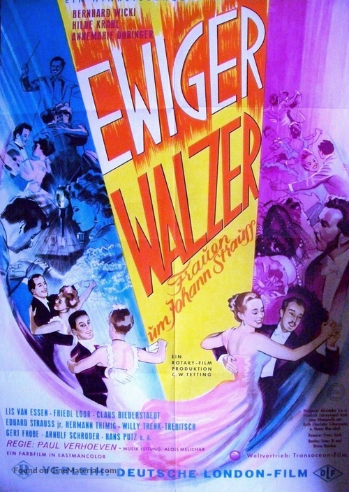 Ewiger Walzer - German Movie Poster