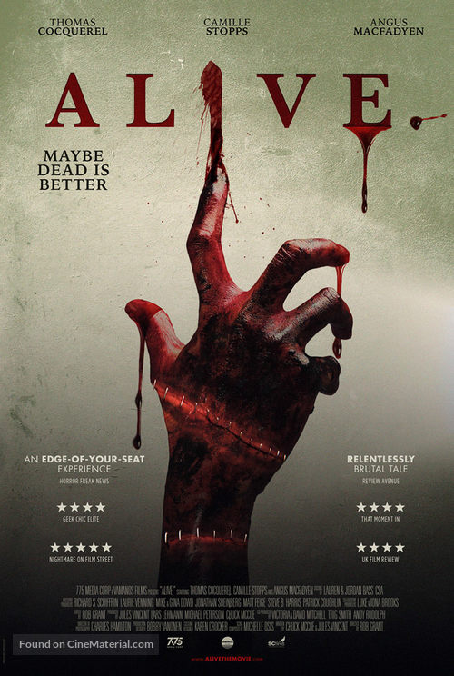 Alive - Canadian Movie Poster
