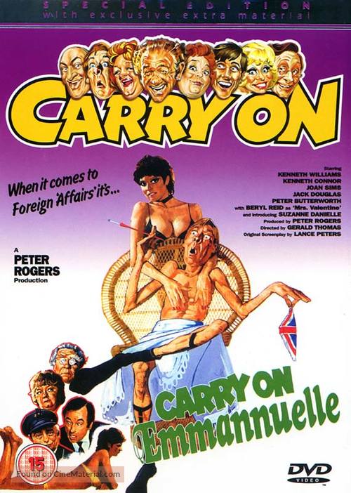 Carry on Emmannuelle - British DVD movie cover