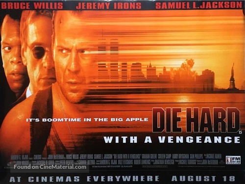 Die Hard: With a Vengeance - British Movie Poster