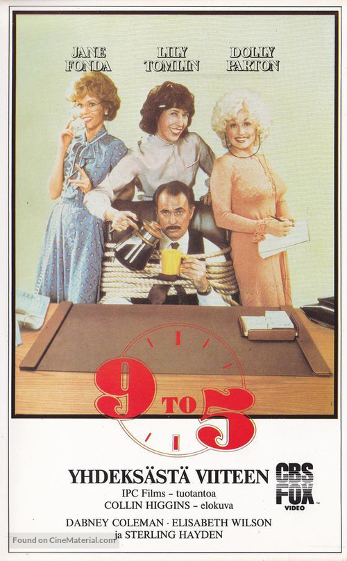 Nine to Five - Finnish VHS movie cover