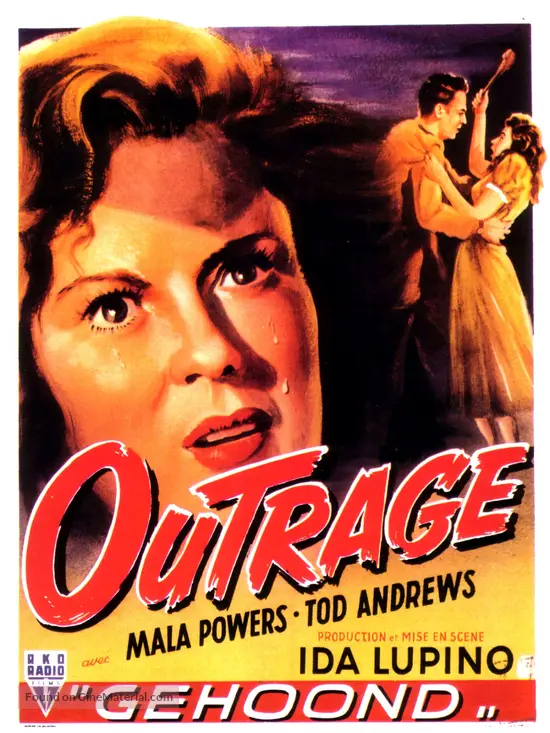 Outrage - Belgian Movie Poster