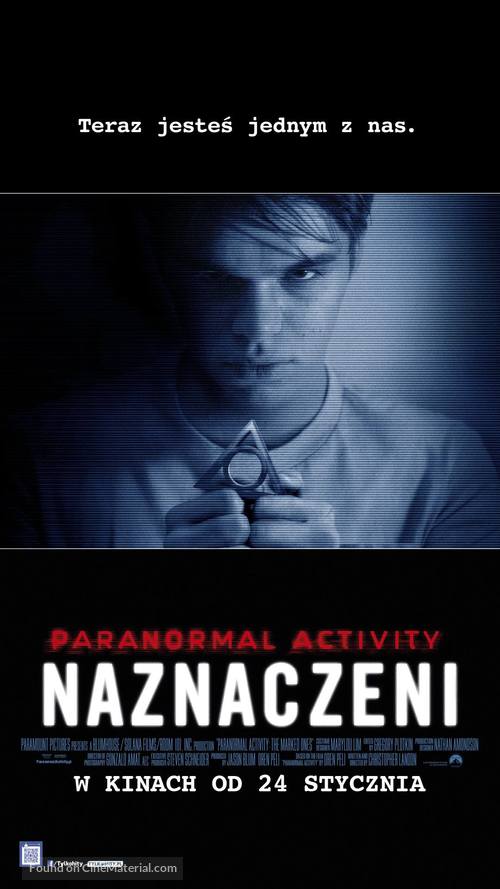 Paranormal Activity: The Marked Ones - Polish Movie Poster