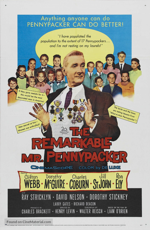 The Remarkable Mr. Pennypacker - Movie Poster