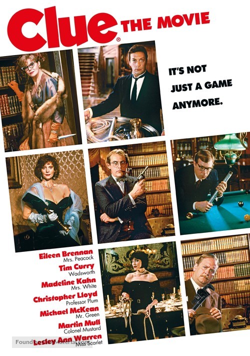 Clue - DVD movie cover