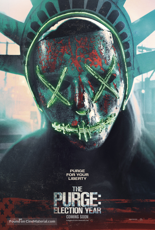 The Purge: Election Year - Character movie poster