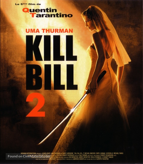 Kill Bill: Vol. 2 - French Blu-Ray movie cover