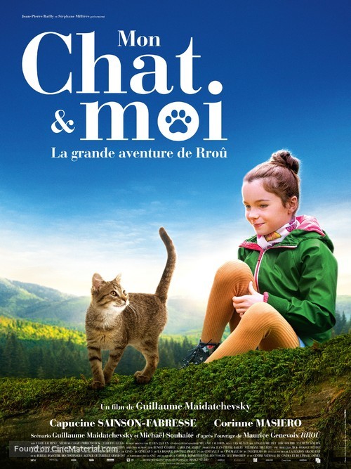 Mon chat et moi, la grande aventure de Rro&ucirc; - French Movie Poster