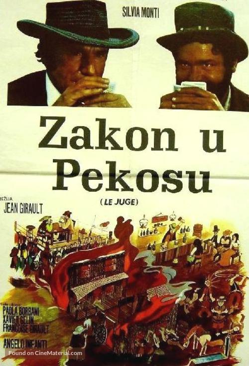 Le juge - Yugoslav Movie Poster