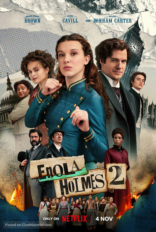 Enola Holmes 2 - Movie Poster