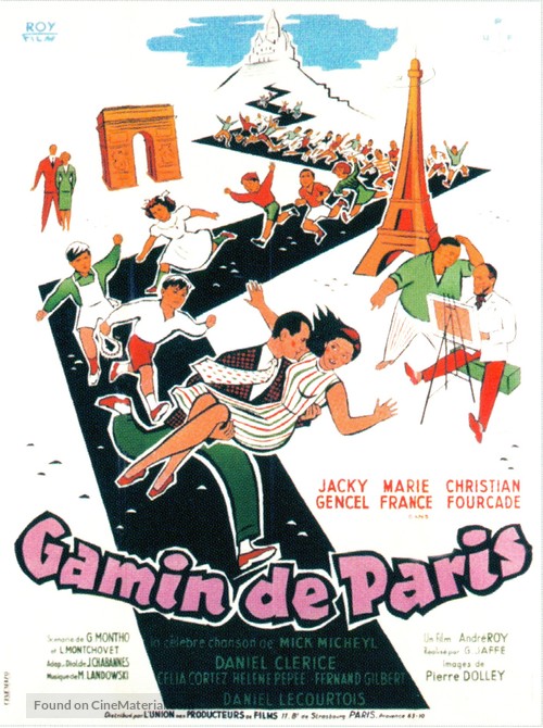 Gamin de Paris - French Movie Poster