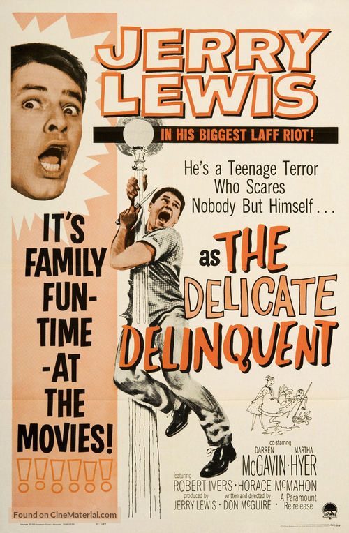 The Delicate Delinquent - Re-release movie poster