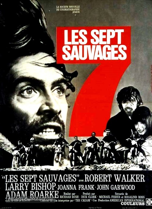 The Savage Seven - French Movie Poster
